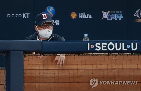 두산 김태형 감독. <연합뉴스>